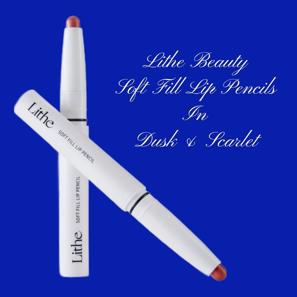 LITHE BEAUTY Soft Fill Lip Pencils in Dusk & Scarlet